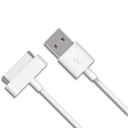 30-Pin USB Charging Cable Adapter - Data Sync and Charger Accessory for iPhone 3G, 3GS, 4, 4S, iPad 1–3, and iPod