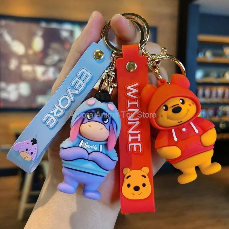 Kawaii Anime Disney Toy Story Keychain – Cartoon Doll Pendant Keyring for Kids, Personalized Gift