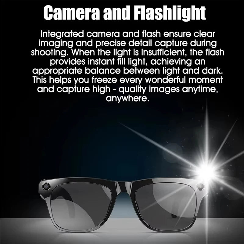 Xiaomi AI Smart Glasses — 8K HD Photochromic, Multifunction Camera Glasses with Translation, Bluetooth Calling, Voice Assistant, Music Player