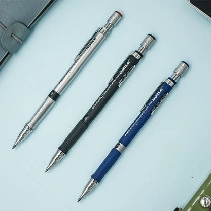 2.0mm Mechanical Pencil Set with 2B Black & Color Lead Refills – Automatic Pencil for Sketching, Drawing & Writing