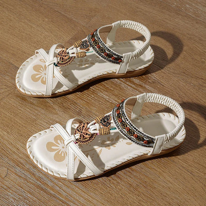 Women’s Summer Casual Sandals - Comfortable Walking Beach Shoes Outdoor Party Footwear for Ladies