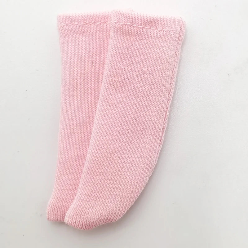Blythe Doll Socks — Long Stockings in Black, White, Pink & Candy Colors for OB24, OB22, Azone Dolls