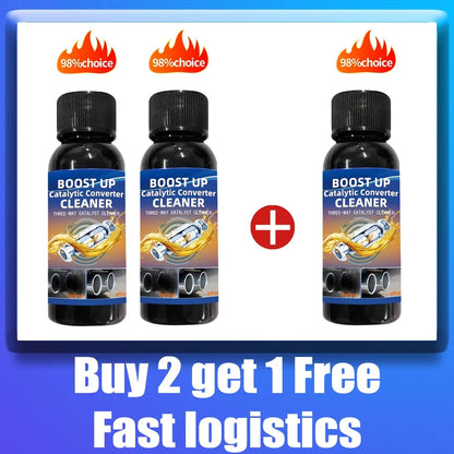 3PCS Car Engine Cleaner Additive Set – Fuel System, Catalyst & Accelerator Cleaner for Deep Engine Cleaning & Performance Improvement, New Generation Formula