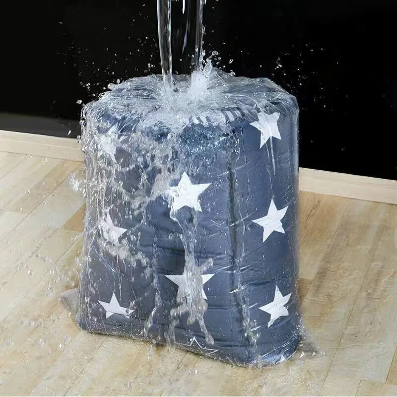 Quilt Storage Bag — Large Transparent Dustproof & Moisture-Proof Organizer for Clothes, Toys & Moving