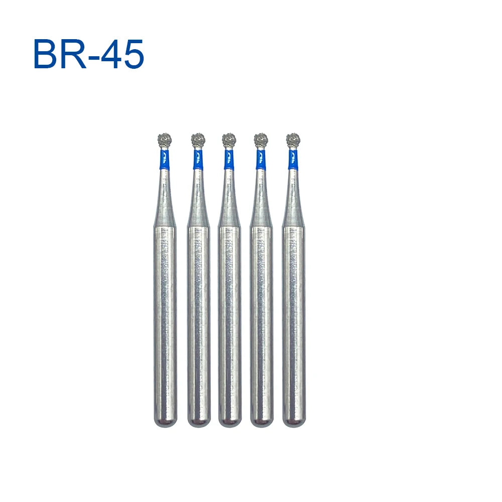5pcs FG Dia 1.6mm Dental Drills – High-Speed Handpiece Diamond Burs for Teeth Whitening