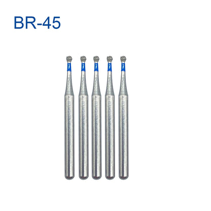 5pcs FG Dia 1.6mm Dental Drills – High-Speed Handpiece Diamond Burs for Teeth Whitening