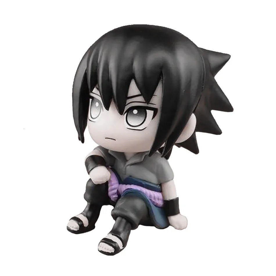 HOT Naruto Anime Q Version Action Figure – Naruto, Kakashi, Sasuke & Itachi Collectible Toy