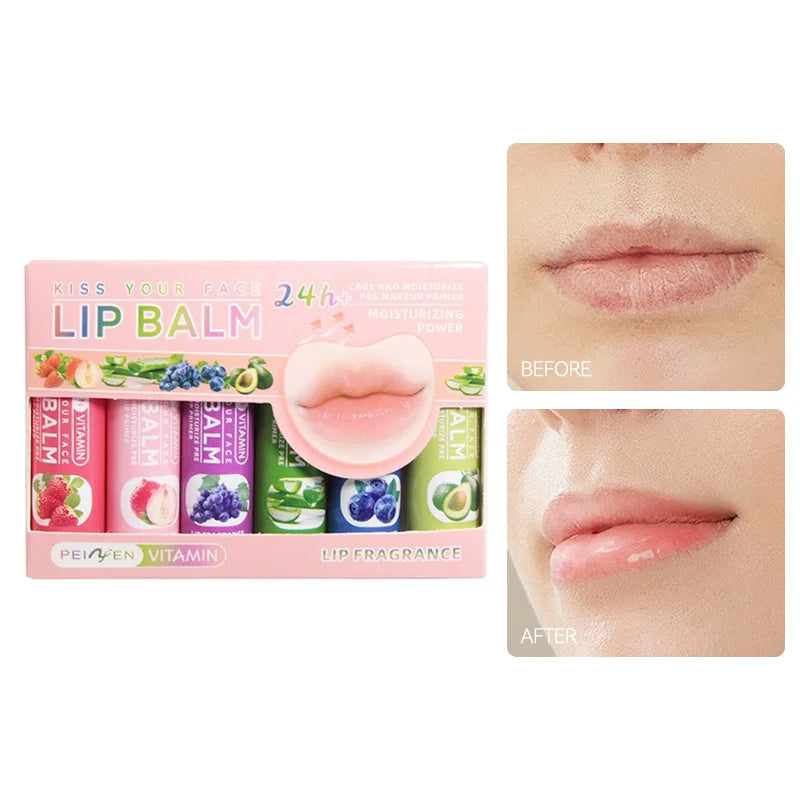 Pennyfun Fruit-Flavored Lip Balm Set – Ultra Hydrating Moisturizing Lip Care, Best-Selling Nourishing Lip Treatment Variety Pack for Soft Lips