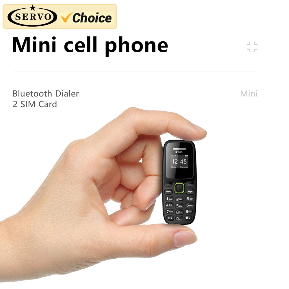 BM310 Small Mobile Phone | Unlocked Dual SIM, Bluetooth, Low Radiation, Automatic Call Recording & Compact Design