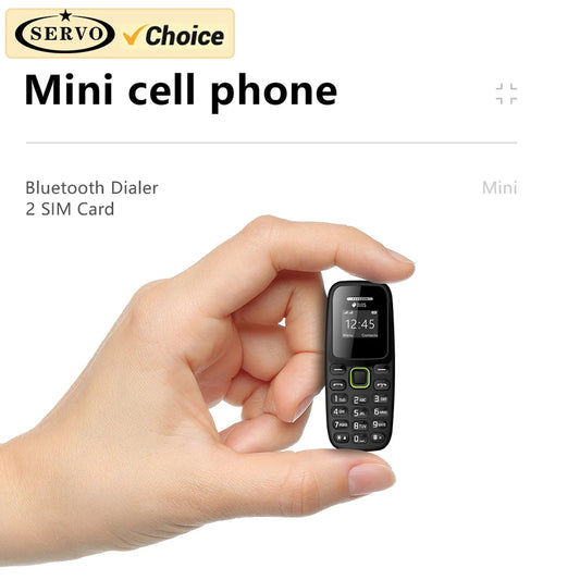 BM310 Small Mobile Phone | Unlocked Dual SIM, Bluetooth, Low Radiation, Automatic Call Recording & Compact Design