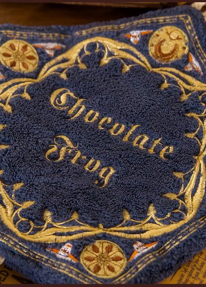 Miniso Warner Harry Potter Magic Chocolate Frog Towel – Embroidered Coral Velvet with High Count Embroidery