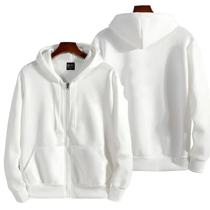 Fashion Zipper Hoodies for Women & Men - Long Sleeve Casual Sweatshirt for Autumn & Winter Sportswear