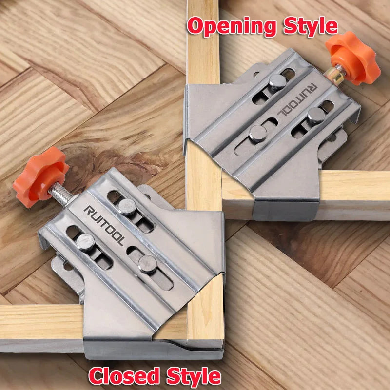 90° Positioning Squares Right Angle Clamps – Carpenter Clamping Tool for Woodworking & Cabinet Corner Assembly