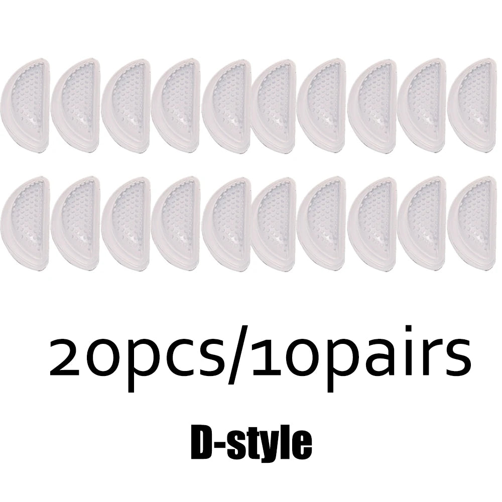 Anti-Slip Silicone Nose Pads for Glasses – Transparent Soft Self-Adhesive Eyewear Cushions