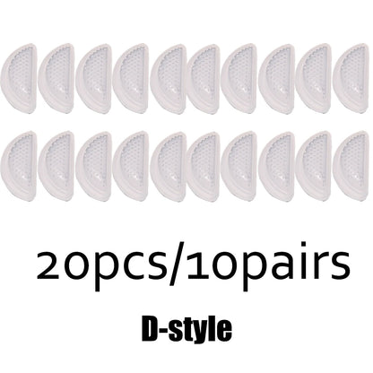 Anti-Slip Silicone Nose Pads for Glasses – Transparent Soft Self-Adhesive Eyewear Cushions