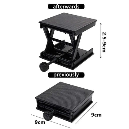 Adjustable Lifting Stand for Woodworking - Support Platform for Engraving Machinery, Construction and Workshop Projects
