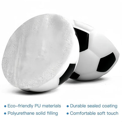12pcs Soft Foam Sports Balls – Stress Relief Soccer, Basketball, Baseball & Tennis Toys