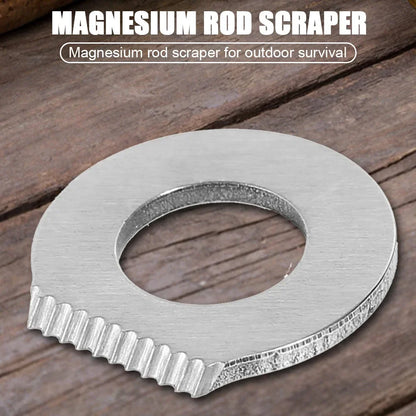 Durable Camping Survival Magnesium Flint Fire Starter with Scraper Stone – Lighter Tool