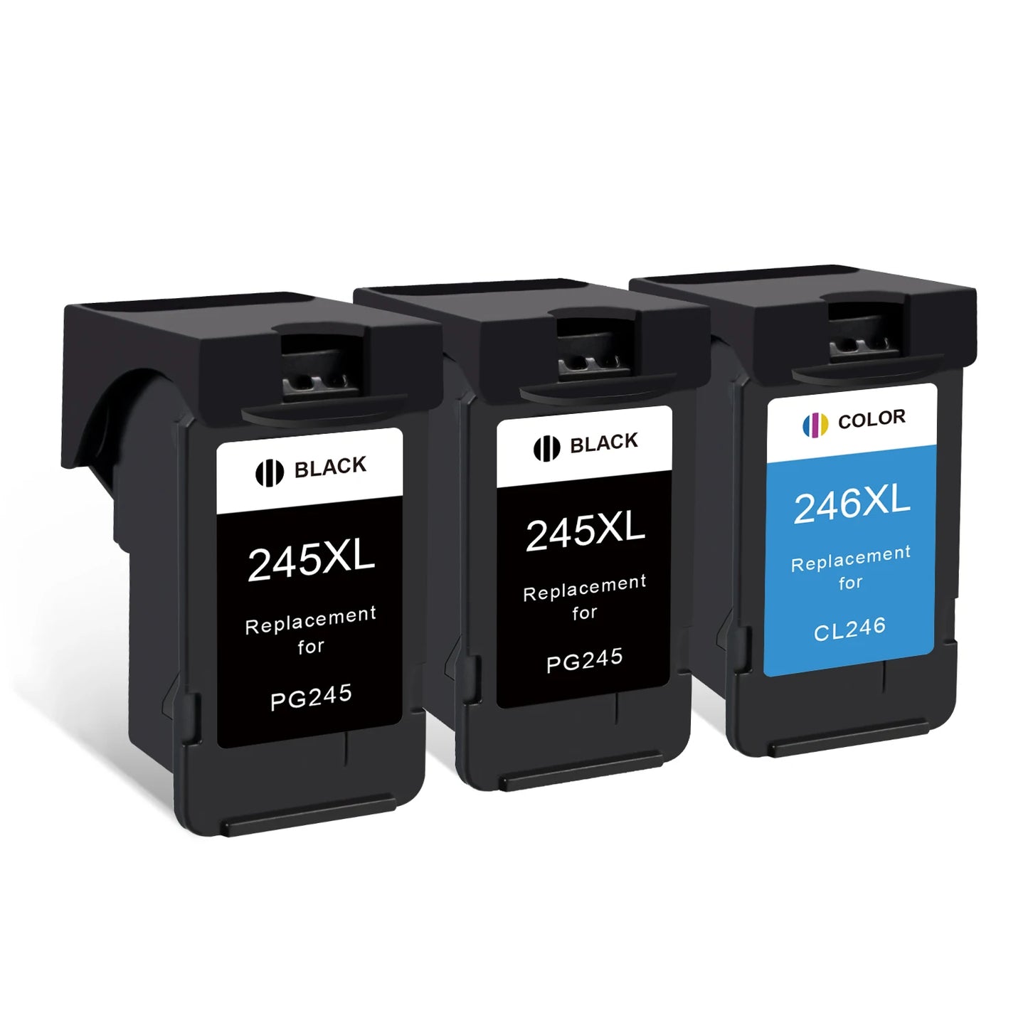 245XL / 246XL Ink Cartridge Replacement for Canon – PG Compatible High Yield Ink for PIXMA iP2820, MX492, MG2420, MG2520, MG2920 & TS202 Printers