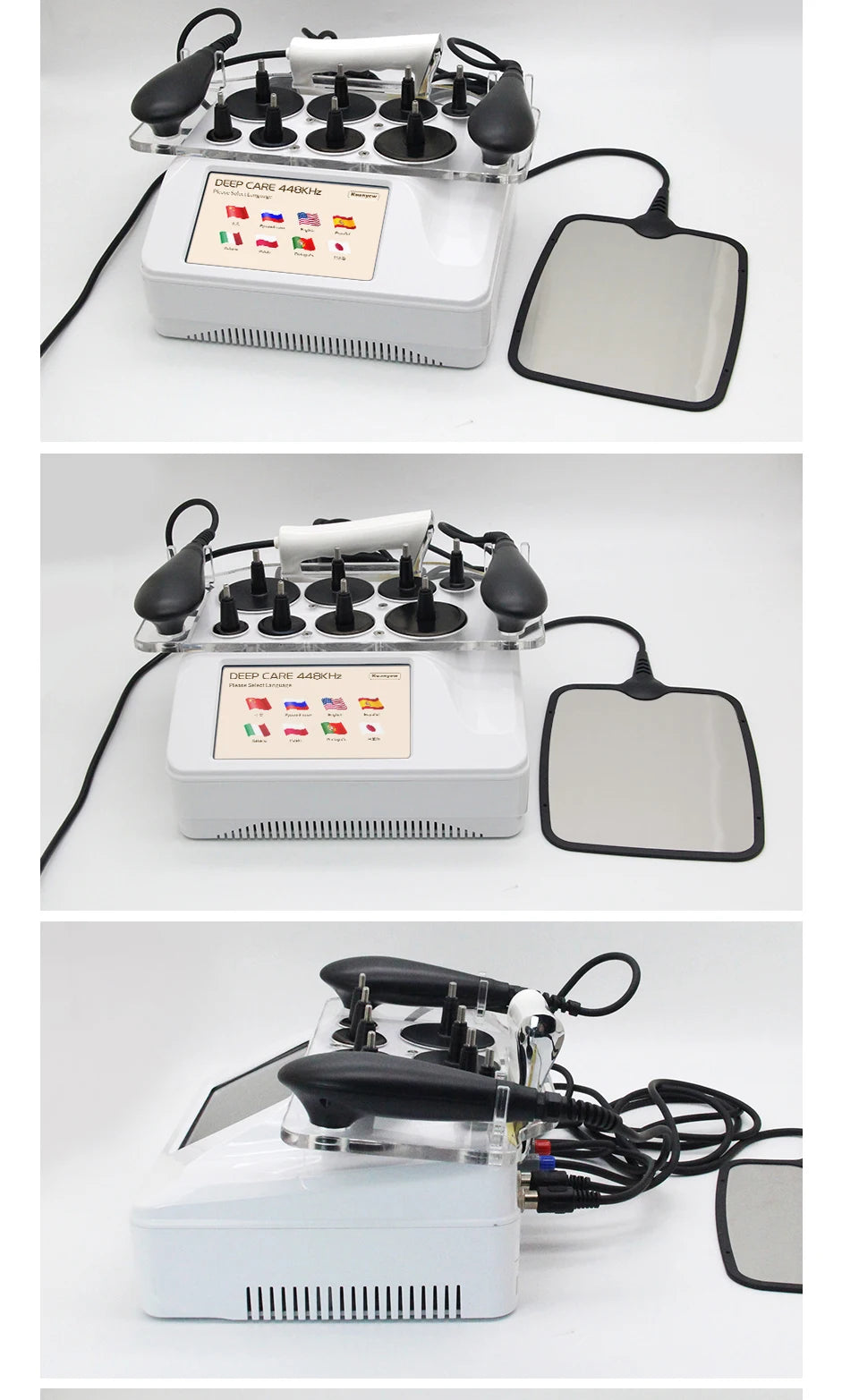 Portable INDIBA 448k RF Therapy Device | Deep Warm Physical Therapy for Pain Relief, Skin Firming & Weight Loss