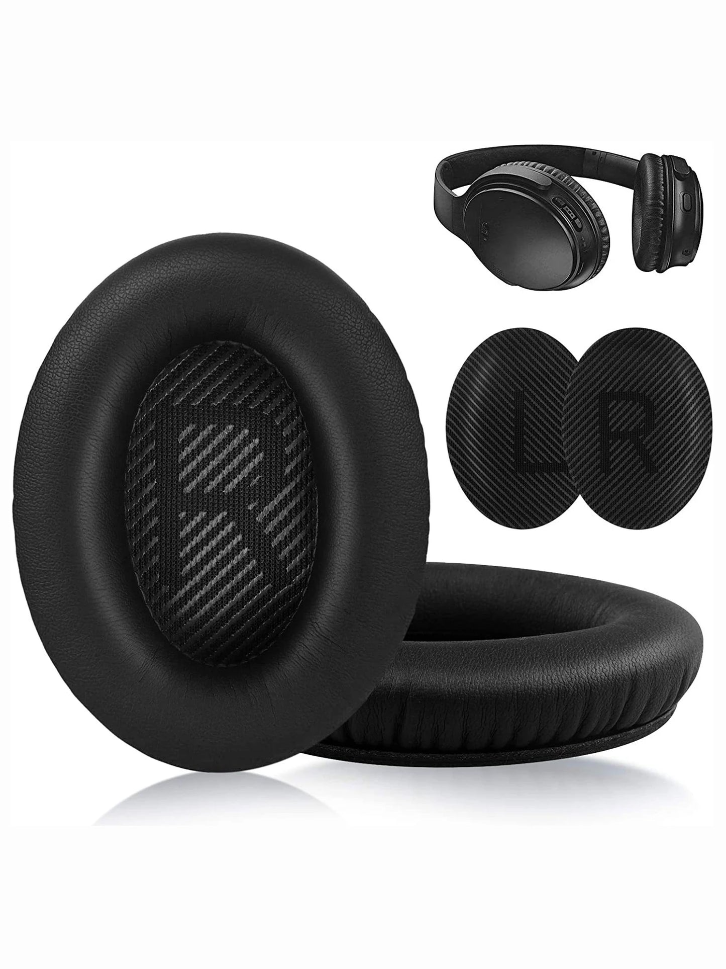 Replacement Memory Foam Ear Pads for BOSE QC35, QC35 II & QC45 Headphones | High-Quality Ear Cushions
