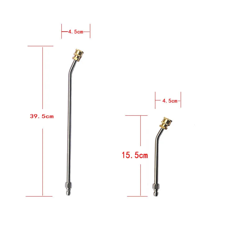 Pressure Washer Extension Lance Set - 4000 PSI Spray Gun with 1/4-Inch Quick Connect for Efficient Cleaning