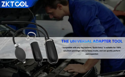 Universal Easy Intake Adapter | Quick Seal Entrance for Smoke Leak Detector & Airbag Diagnostic Tool