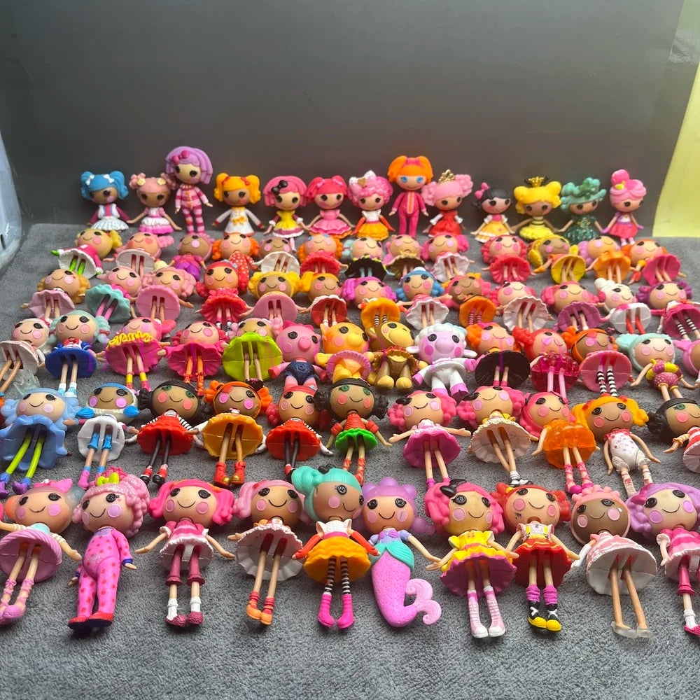 Lalaloopsy Little Sister & Pet Dolls - 8–10cm PVC Holiday Gift Collectible Toys