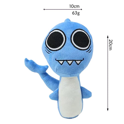 Sprunki Plush Doll Toy — Cartoon Stuffed Pillow for Kids, Birthday & Christmas Gift