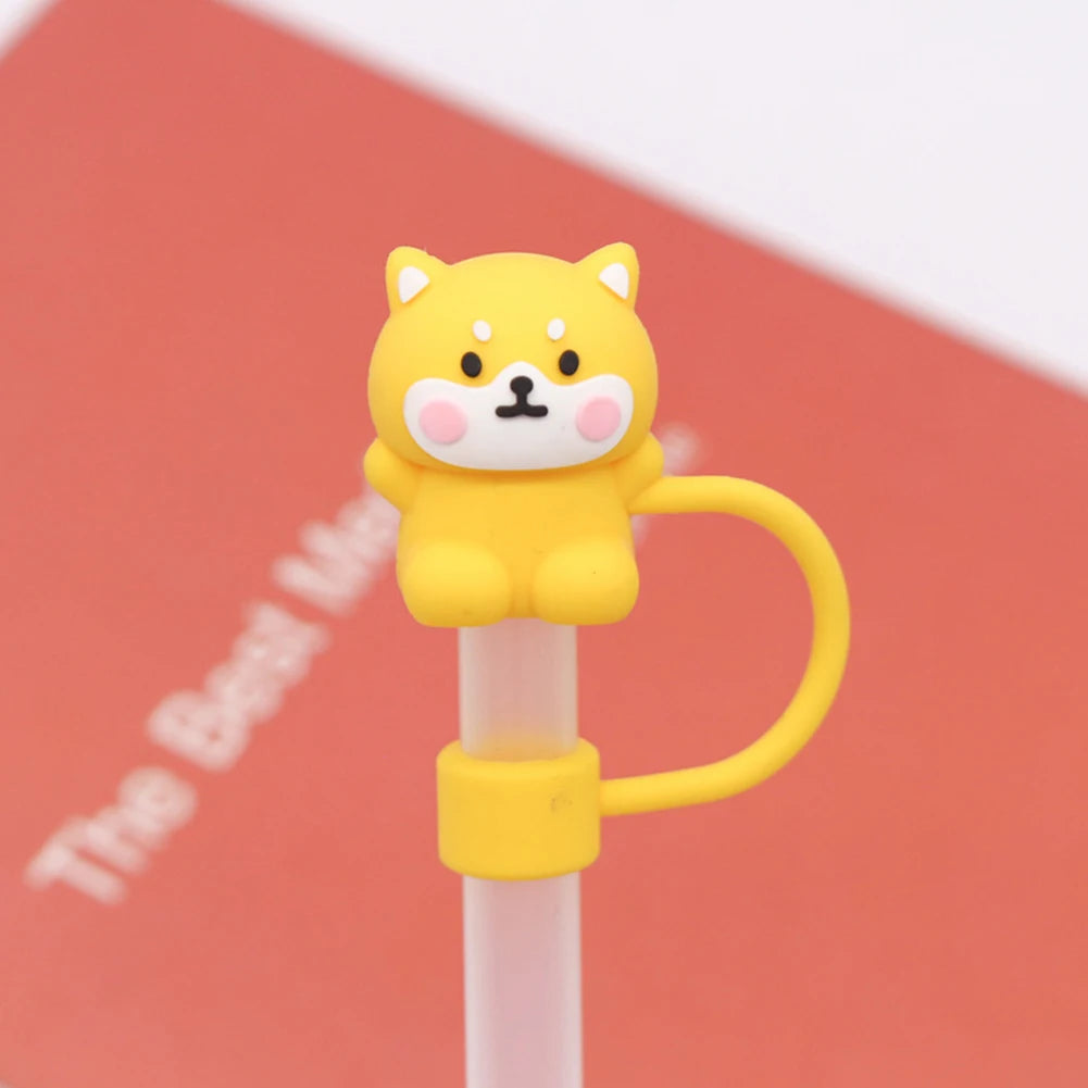 10mm Silicone Straw Covers – Animal Toppers & Spill Stoppers for Stanley 30/40oz Tumbler Accessory