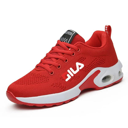 New Women's Running Shoes – Breathable Mesh, Air Cushion Lace-Up Sports Sneakers for Summer
