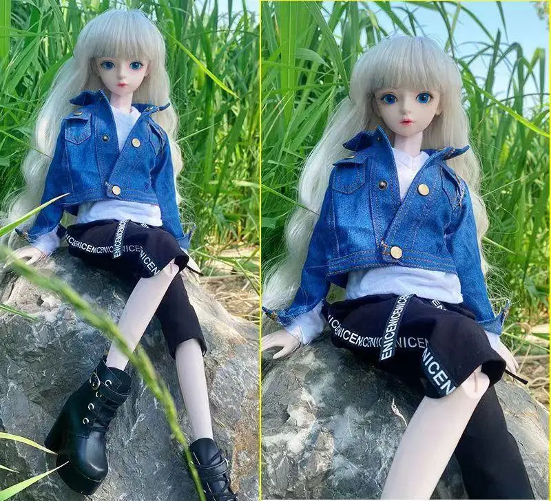 60cm BJD Doll Clothes – Cute Kawaii Outfits for 1/3, 1/4 & 1/6 Dolls, Variety of Accessories for Children’s Toys