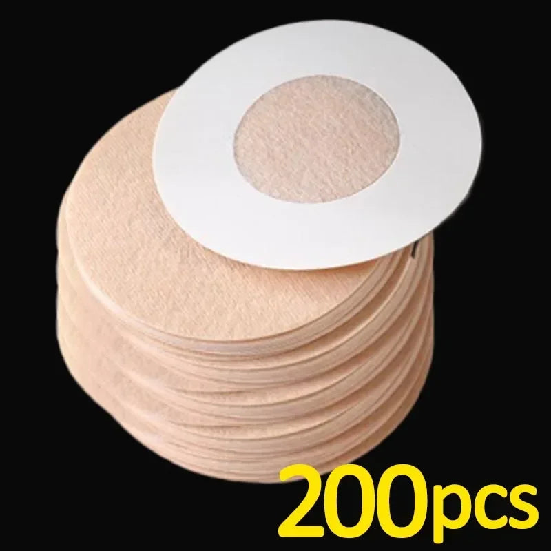Invisible Nipple Cover Stickers - Self-Adhesive Breast Lift Tape and Disposable Bra Pasties for Women