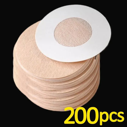 Invisible Nipple Cover Stickers - Self-Adhesive Breast Lift Tape and Disposable Bra Pasties for Women