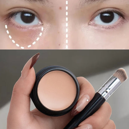 Hydrating Eye Brightening Concealer & Contour Cream – Full Coverage Long-Lasting Correcting Under Eye Makeup for Flawless Natural Finish