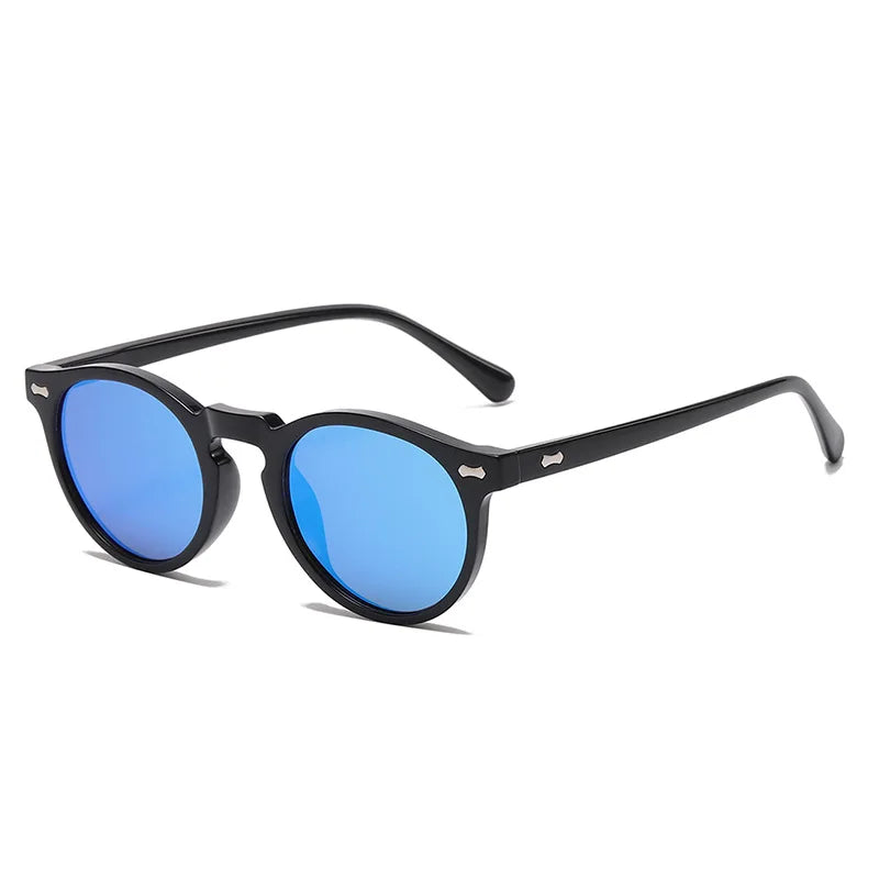 Retro Round Polarized Sunglasses – Vintage Fashion Shades for Men & Women, Driving Eyeglasses