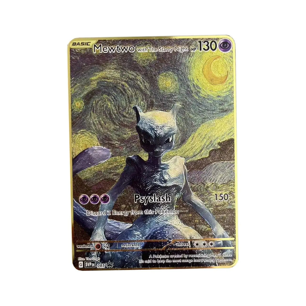 2025 Metal Pokémon Card - Arceus Charizard Mewtwo VMAX GX EX Gold Anime Collectible Card