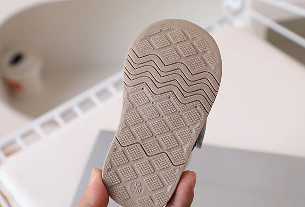 2025 Toddler Shoes — PU Leather Soft-Sole Sneakers for Baby Boys & Girls, Ergonomic First-Step Sport Shoes