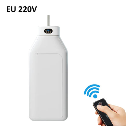 Portable Electric Clothes Dryer - Foldable Heated Laundry Drying Machine with Timer and Remote Control
