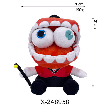 20cm The Amazing Digital Circus Plush Pendant - Caine & Jax Rabbit Plush Keychain, Anime Bag Charm & Collectible Gift