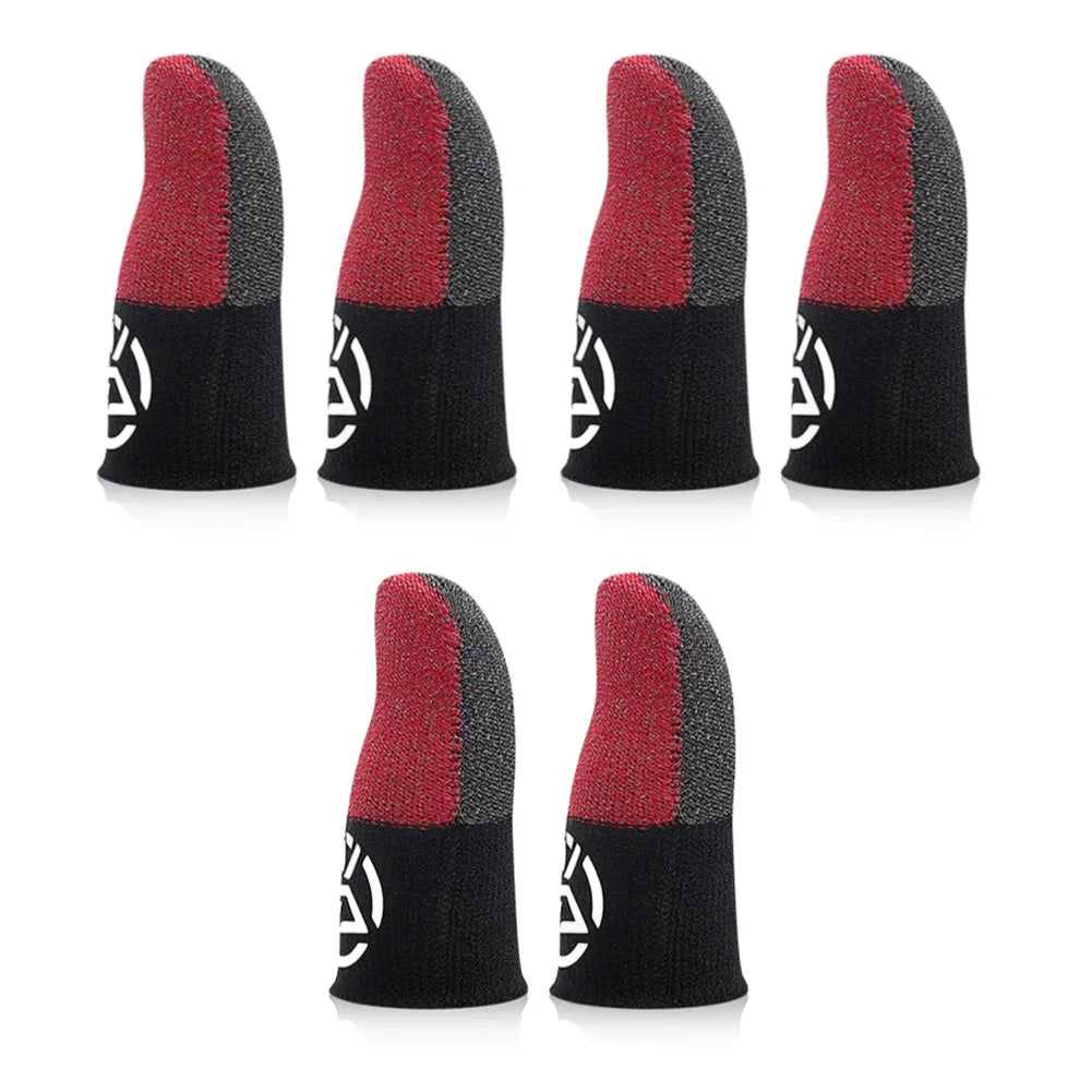 1-20 Pairs Mobile Gaming Finger Sleeves – Breathable, Sweatproof, Anti-Slip Thumb Gloves for Touchscreen Controllers, PUBG Game Finger Covers