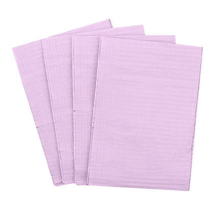 125PCS Disposable Tattoo & Nail Table Covers – Waterproof Cotton Plush Paper Pad for DIY Nail Art & Beauty Tools