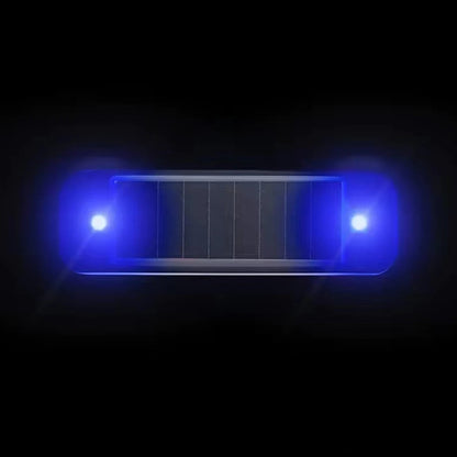 Mini LED Solar Car Warning Light - Wireless Flashing Security Dummy Alarm Lamp for Night Anti-Theft Protection