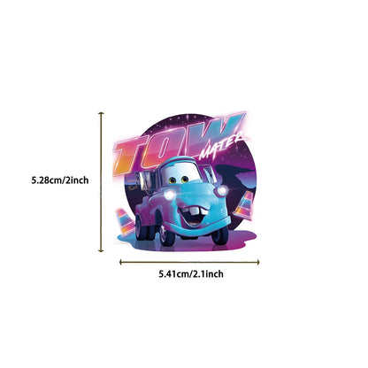 10/30/50/100PCS Disney Cars Lightning McQueen Stickers - Cartoon Decals for Laptops, Motorcycles, Luggage, Phones, and Travel Accessories