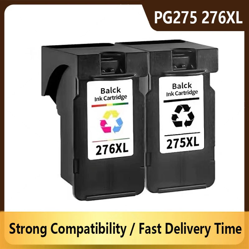 PG-275 / CL-276 Compatible Ink Cartridges for Canon PIXMA – Replacement Ink for TR4720, TR4722, TR4700, TS3520 & TS3522 Printers