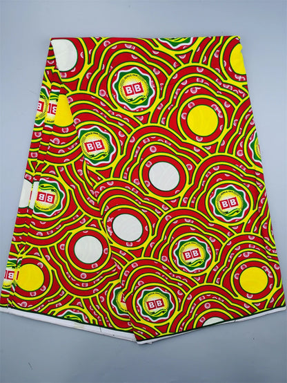 2025 African Wax Fabric - High Quality Cotton Nigerian Ankara Batik Print Material for Sewing & Dresses