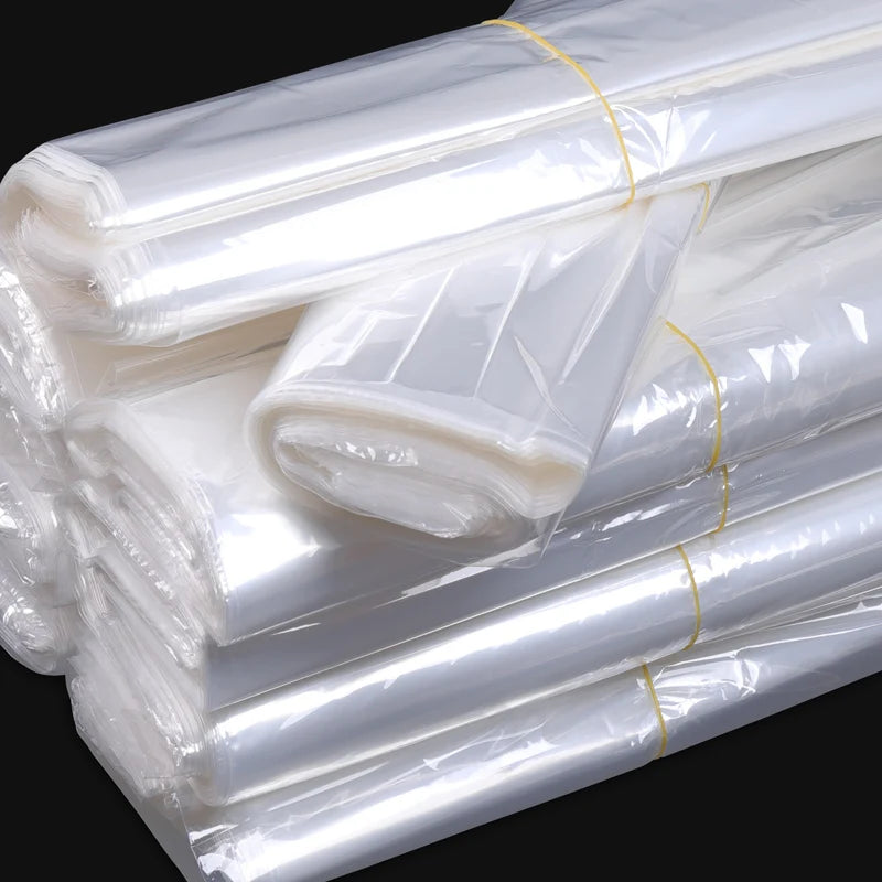POF Heat Shrink Bags - Food Grade Moisture-Proof Sealing Film for Food, Books, Bottles, Shoes and Storage
