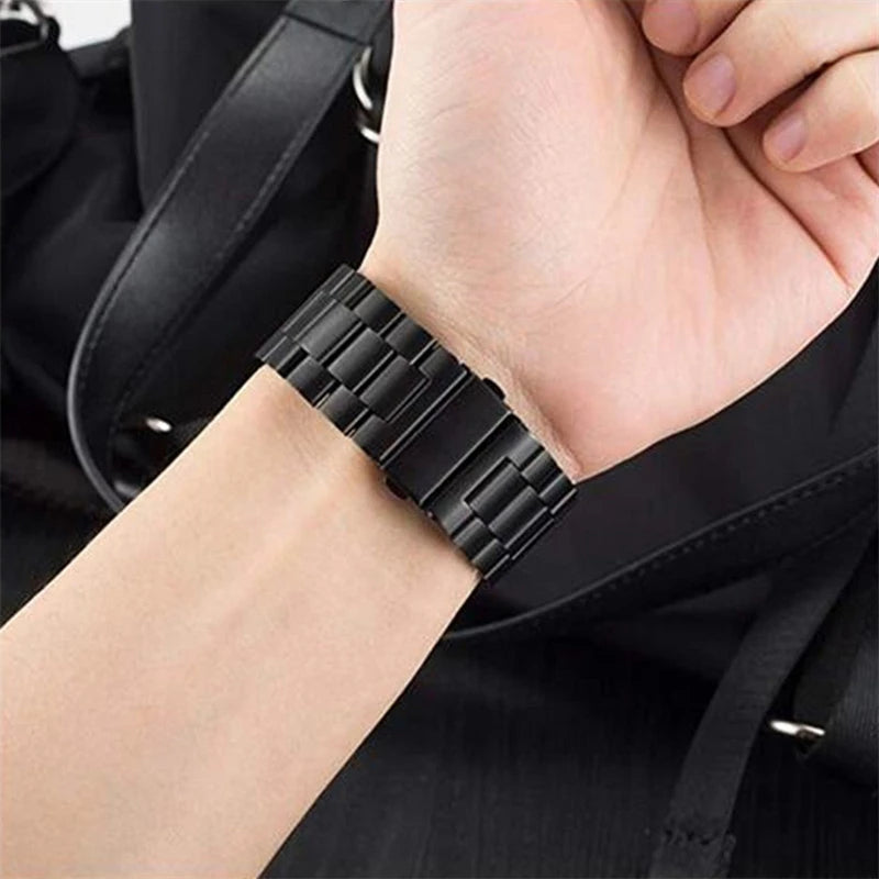 Stainless Steel Strap for Huawei Watch – Metal Bracelet Band for Fit3, Fit4 & Fit4 Pro, Unisex Replacement
