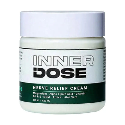 Inner Dose Magnesium & Arnica Body Cream – 120ml Moisturizing Muscle Massage Lotion for Body Comfort and Relaxation