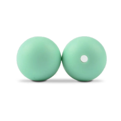 LOFCA Silicone Round Beads 20pcs - 9/12/15mm DIY Jewelry Making Beads for Bracelets, Keychains & Necklaces
